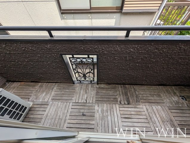 ユトリロ宮下町のバルコニー