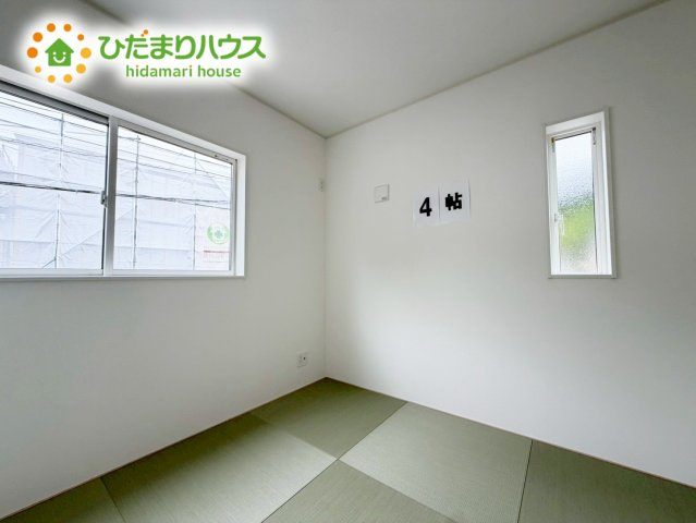 いわき市平谷川瀬第2　新築戸建　1号棟の和室|すぐ横になれる和室は、みんなの憩いの場(*^-^*)