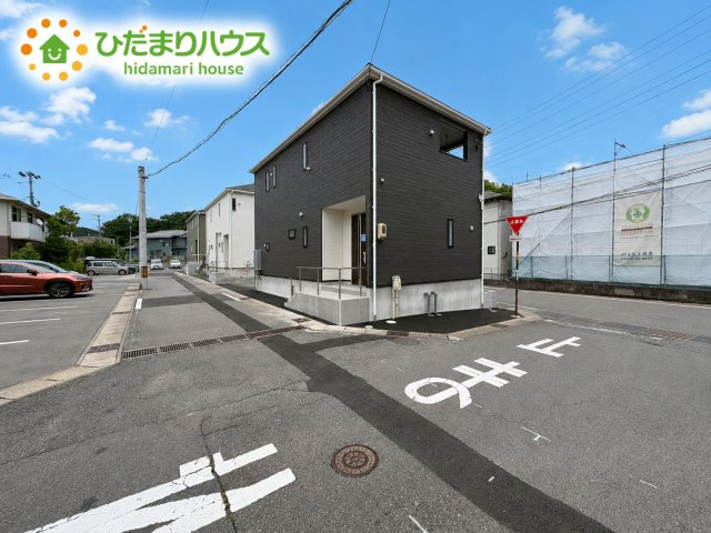 いわき市平谷川瀬第2　新築戸建　1号棟の前面道路含む現地写真|耐震・制震の家！！大切なご家族を自然災害からお守りします！！