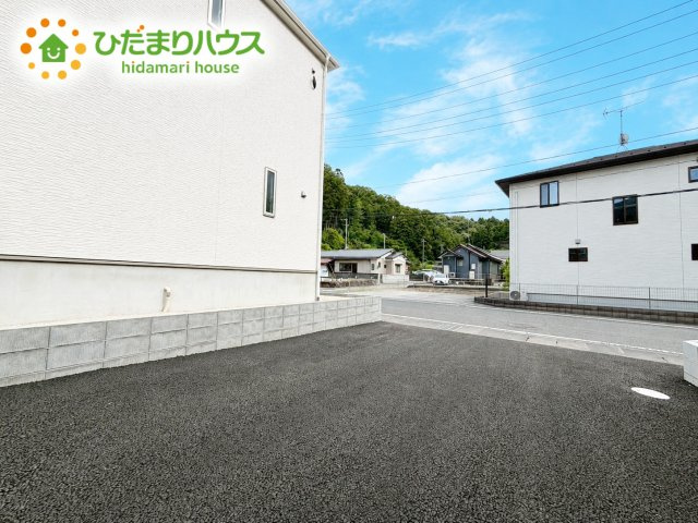 いわき市平谷川瀬第2　新築戸建　1号棟の駐車場|急な来客も安心の駐車スペース!(^^)!