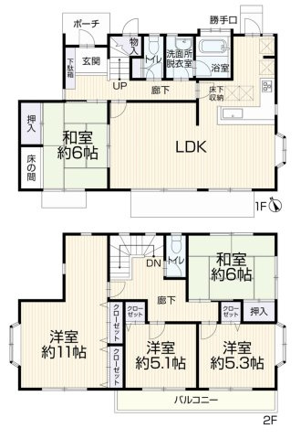 【間取り】 | 5LDKは、リビングダイニングキッチンと5つの居室がある間取りで、大家族や二世帯住宅に最適です。広々としたリビングで家族団らんを楽しみ、個室でプライベートな時間も確保でき、快適な生活を実現できますよ。