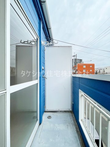 クィーンコート井尻のバルコニー|※203です。