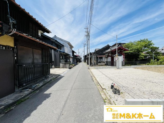 常滑市大野町7丁目　全1棟の前面道路含む現地写真|R8.6.1撮影　前道4ｍ！