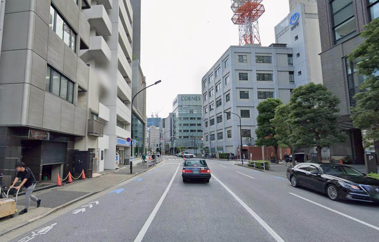港区芝３丁目の事務所の周辺