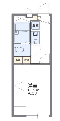 レオパレスソレイユ野里Ⅱの間取り