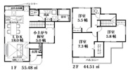 新座市石神第1期　全1棟の画像