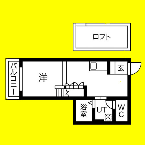Cielo Vista　名古屋市賃貸　仲介手数料無料の間取り