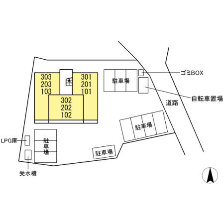 アンソレイユの区画図