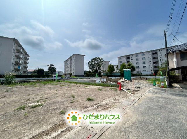 幸手市上高野第9　新築一戸建て　02　クレイドルガーデンの前面道路含む現地写真|2026/07/24　撮影