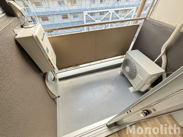 ビレッジハウス葛ノ葉8号棟のバルコニー