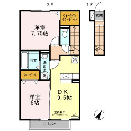 グランシャリオ松井の間取り