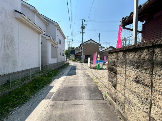 リーブルガーデン　一宮市小信中島第5　全2区画分譲の前面道路含む現地写真|「現地（2026年7月21日）撮影」　
■前面道路　
■ヤマダ不動産　株式会社リライフ