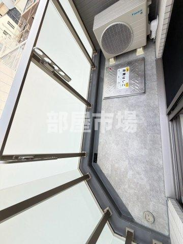 Bienfait入谷のバルコニー
