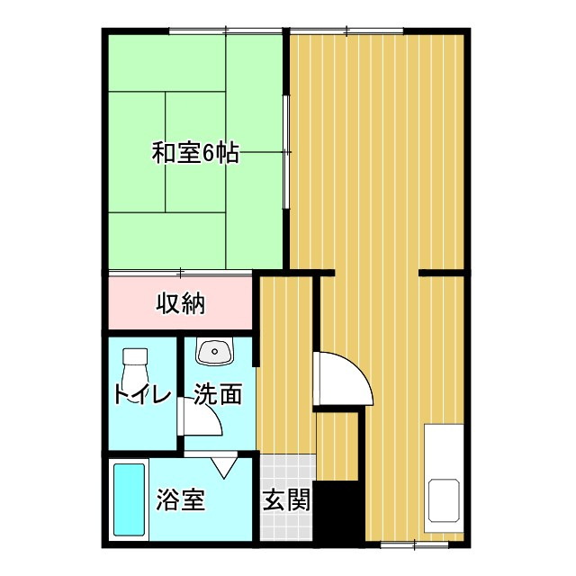アリコハイツⅠの間取り