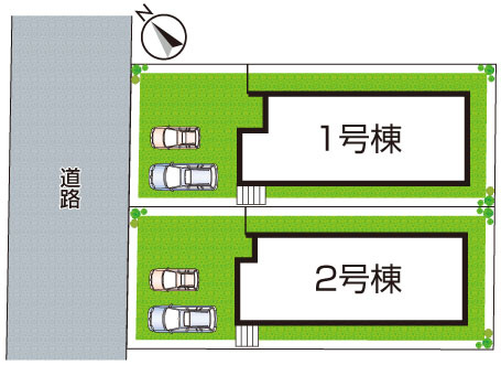 堺市南区槇塚台　第3期　新築一戸建ての区画図|全2区画