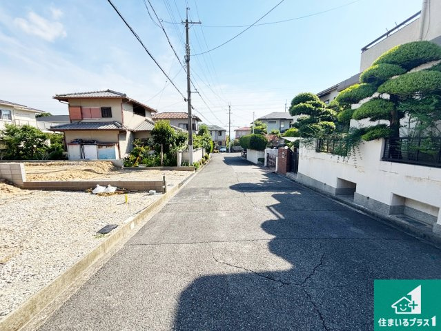 堺市南区槇塚台　第3期　新築一戸建ての前面道路含む現地写真|周辺は落ち着いた街並みの住宅地！子育てがしやすい住環境です！まだ未完成ですが、現地でしかわからない事もございます。是非一度ご覧ください。