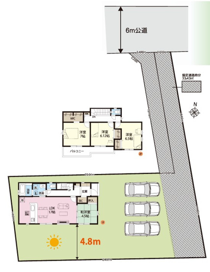 【間取り】 | GRAFARE久喜市栗原6期　新築住宅