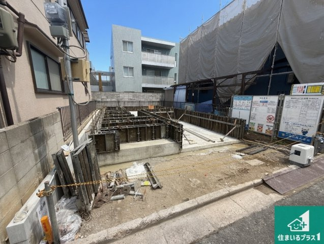 藤井寺市大井　新築一戸建ての外観|現在建築中！落ち着いた街並みで新生活を始めることが出来そう！周辺の物件も併せてご紹介させて頂きます！