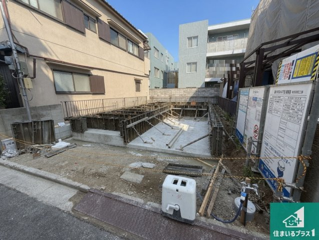 藤井寺市大井　新築一戸建ての外観|現在建築中！落ち着いた街並みで新生活を始めることが出来そう！周辺の物件も併せてご紹介させて頂きます！
