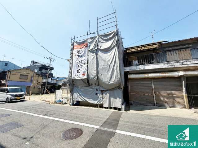 藤井寺市惣社　新築一戸建ての外観|現在の進捗状況です！順調に作業進行中、完成が待ち遠しいです！詳細の間取り等、お気軽にお問い合わせください！