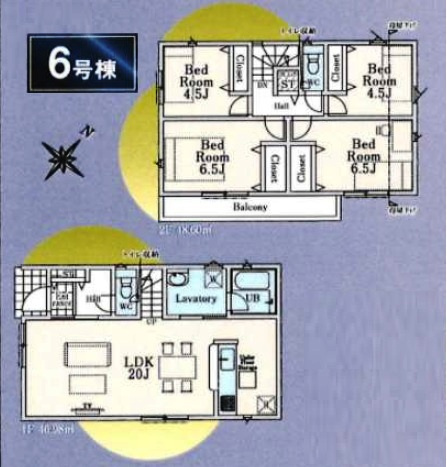 清瀬市下宿1丁目・全9棟　新築一戸建　6号棟
