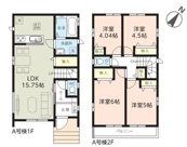 千葉市若葉区桜木北一丁目　新築分譲住宅A号棟の画像