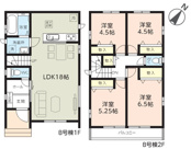 千葉市若葉区桜木北一丁目　新築分譲住宅B号棟の画像