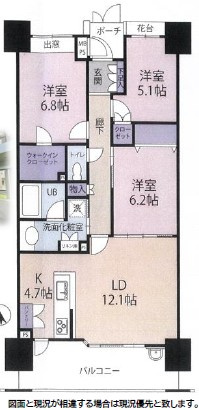 【間取り】 | ビッグヴァングランヴァーグ茅ヶ崎
