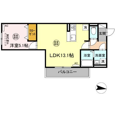 【間取り】 | D-resena 檍