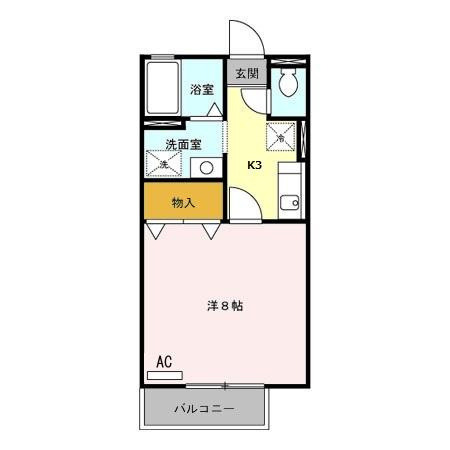 【間取り】 | サーフスリー曽師 B棟