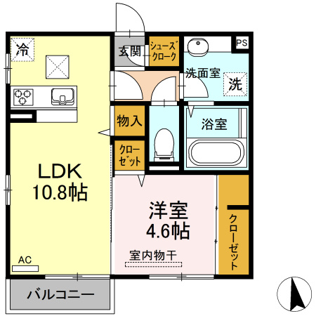 【間取り】 | イルソーレ南宮崎