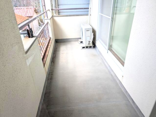 高取山町1丁目のバルコニー|南バルコニーで毎日のお洗濯もラクラク快適
