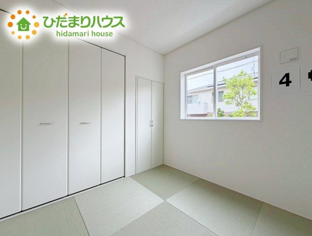 いわき市平谷川瀬第2　新築戸建　3号棟の和室|赤ちゃんスペースや客間など、多彩な用途で使用できる和室☆
