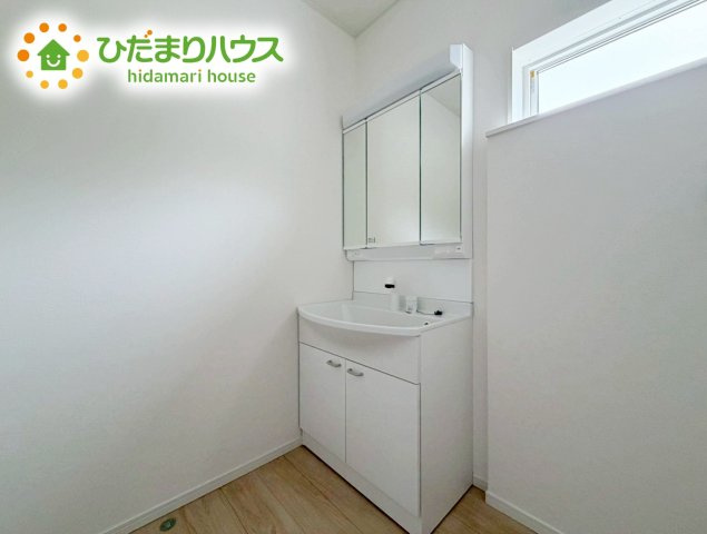 いわき市平谷川瀬第2　新築戸建　3号棟の独立洗面台|シンプルで使い勝手の良い独立洗面台！
