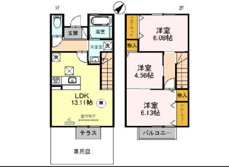 アローインの間取り