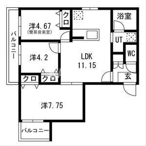 エス.フィールド奏の間取り