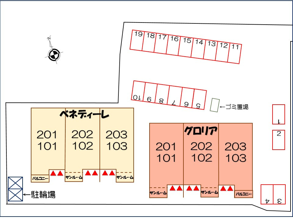 グロリアの駐車場|駐車場
