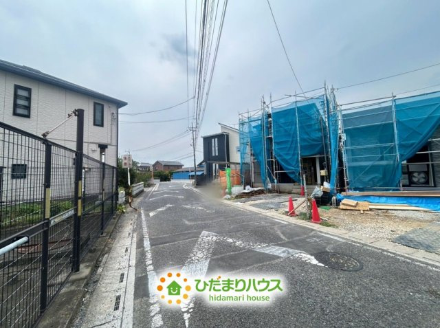 久喜市栗原　新築一戸建て　01の前面道路含む現地写真|2026/08/07　撮影