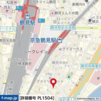 【地図】 | ヴェラハイツ鶴見