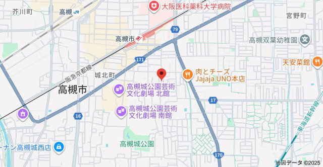 クレイノコンフォート上本町Ⅱの地図