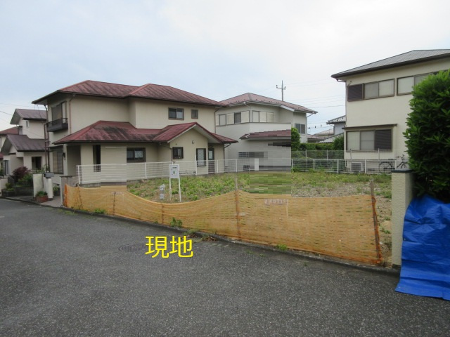 【仲介手数料無料】新築戸建　鳩山町鳩ヶ丘1-25-3（全1棟）の前面道路含む現地写真