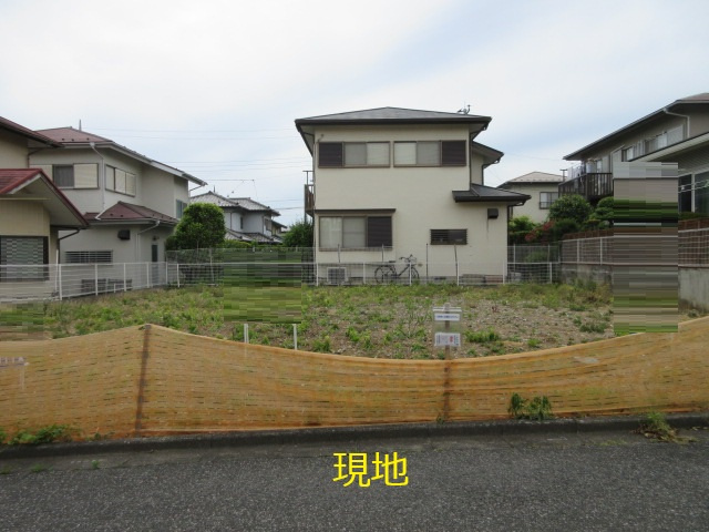 【仲介手数料無料】新築戸建　鳩山町鳩ヶ丘1-25-3（全1棟）の前面道路含む現地写真