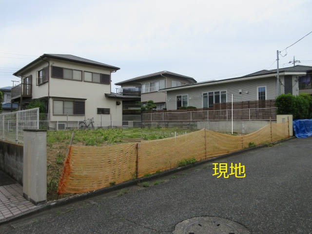 【仲介手数料無料】新築戸建　鳩山町鳩ヶ丘1-25-3（全1棟）の前面道路含む現地写真