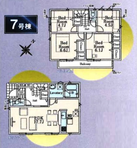 清瀬市下宿1丁目・全9棟　新築一戸建　7号棟