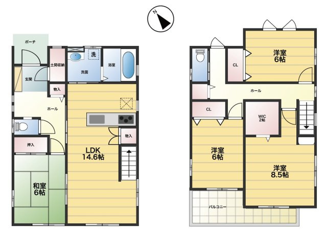 【間取り】 | 鴻巣市赤城　中古戸建