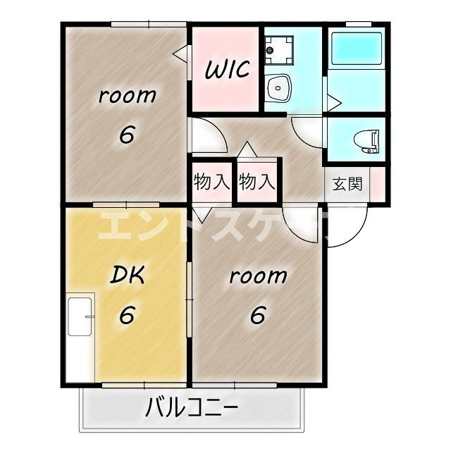 ウィルモア山王の間取り|高崎、前橋のお部屋探しはエンドスケープまで！お客様の理想お聞かせ下さい♪