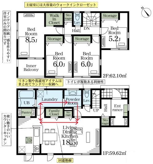 リーブルガーデン．S　深谷東方町第５　の間取り|間取図