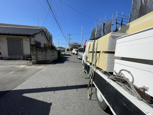 新築戸建・新築建売　足利市南大町　矢場川小学校・山辺中学校の前面道路含む現地写真