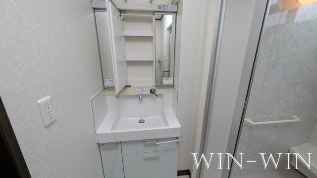 富士見台戸建ての独立洗面台