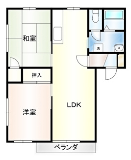 【間取り】 | サンライズB